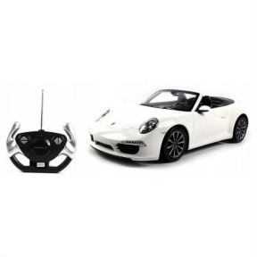Mașină RASTAR R/C 1:12 Porsche 911 Carrera S 47700, albă