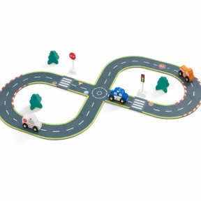 Деревянный Набор Городские дороги,Tooky Toy