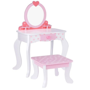Măsuță de toaletă cu scaun Tooky Toy