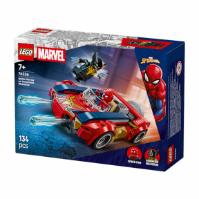 Constructor LEGO Marvel Masina Spider-Man vs. Venomized Wolverine