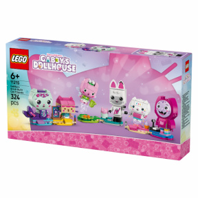 Constructor LEGO Gabby`s Dollhouse Prietenii pisicii Gabby, construiți din cărămizi