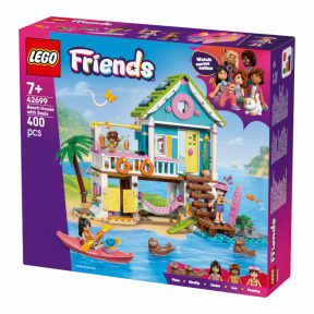 Constructor LEGO Friends Cabană de pe plajă cu foci