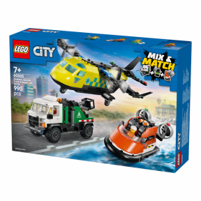 Constructor LEGO City Remix avion, camion de service și nava cu pernă de aer