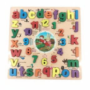 Tablă educativă Ceas cu litere mici