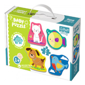 Puzzle "Baby Classic" - A little piggy among friends, Trefl