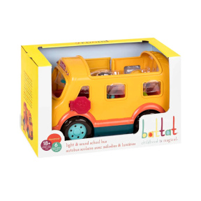Autobuz școlar Battat cu iluminare și sunet