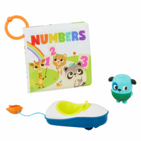 Книжка для ванной и лодка брызгалка для ванны Battat