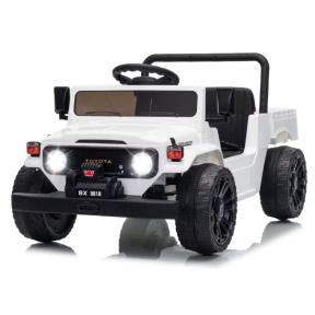 Mașină electrică Toyota FJ45 12V10AHx1, 35Wx2, albă