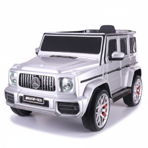 Mașină electrică Mercedes-Benz 12V4.5AHx1, 25Wx2, argintie