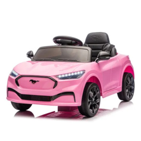 Mașină electrică Ford Mustang 12V7AH, 2x25W, roz