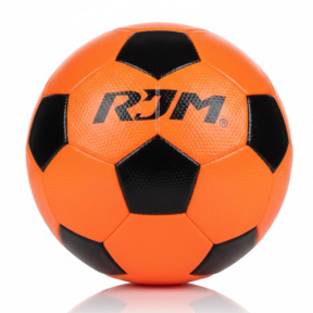 Футбольный мяч Size 5 Machine-Stitched черно-оранжевый