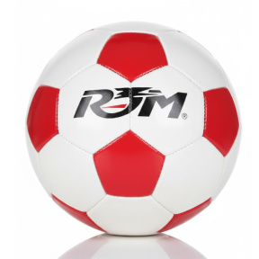 Футбольный мяч Size 5 Machine-Stitched красно-белый