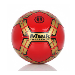 Minge de fotbal Size 5 Machine-Stitched galben-roșu