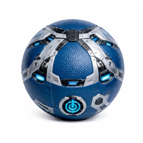 Minge de fotbal Size 2 PVC, albastru