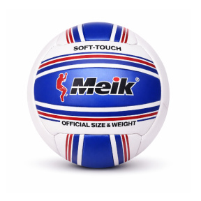 Minge de volei Size 5 Machine-Stitched, albastru