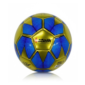 Minge de fotbal Size 5 TPU Machine-Stitched 7, albastru cu auriu