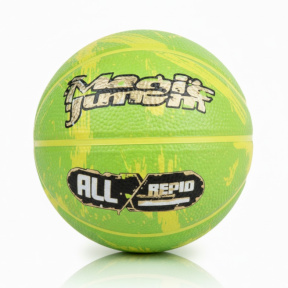 Баскетбольный мяч Size 7 High-Foam Rubber, салатовый