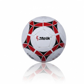 Minge de fotbal Size 5 PVC Machine-Stitched 1, model negru-roșu