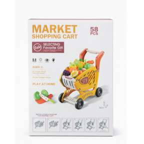 Набор фруктов и овощей в корзине