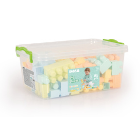 Set de cuburi mari multicolore DOLU, 85 piese