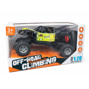 Mașină OFF ROAD Fanatism Climbing cu telecomandă, galbenă