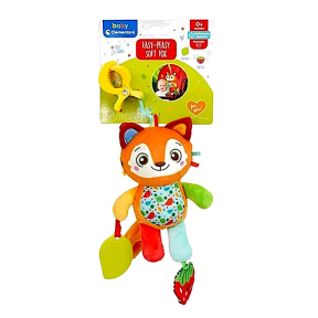 Jucarie moale Clementoni  pentru carucior Vulpe