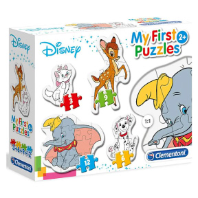 Clementoni 3+6+9+12" Primul meu puzzle – Animale Disney, 30 de piese