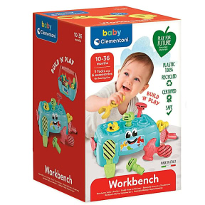 Banc de lucru Clementoni  pentru jocuri cu unelte