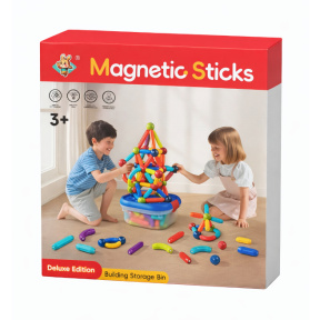 Constructor magnetic Magnetic Sticks 102 piese
