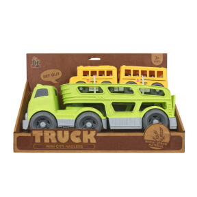 Transportor auto cu 2 autobuze Mini City Haulers
