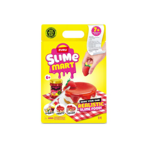 Set de fabricare slime ZURU, Sacosa de cumparaturi Cheesecake cu capsuni