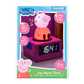 Ceas desteptator PALADONE,  Peppa Pig 16 cm