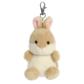 Breloc de plus Aurora, Iepure, 10 cm