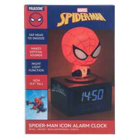Ceas desteptator PALADONE, Spiderman 15 cm