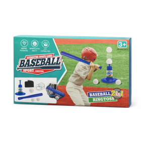 Бейсбольный набор с битой, мячами и подбрасывателем мячей