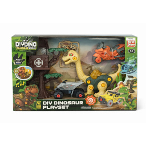 Разборный игровой набор "DIY Dino" со светом, звуком