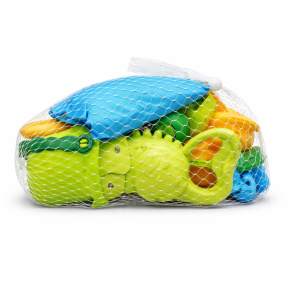 Set de nisip "Dinozaur" cu geantă, verde