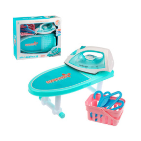 Jucărie Fier cu masă de călcat și accesorii Mini Appliances, albastră