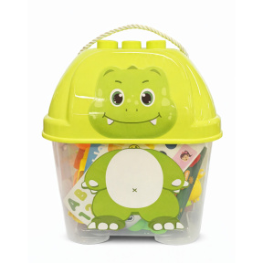 Set de construcție în container "Dinozaur"