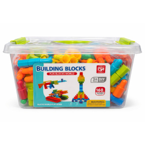 Конструктор в контейнере, 160 деталей