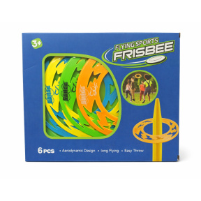 Set de joacă Frisbee, 6 buc.