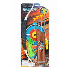 Set de joacă cu arc și săgeți cu ventuză