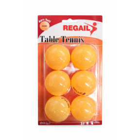 Set mingi pentru tenis de masă, 6 buc., portocalii