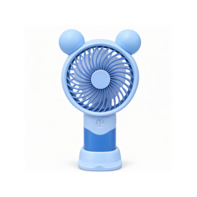 Ventilator portabil cu suport, albastru