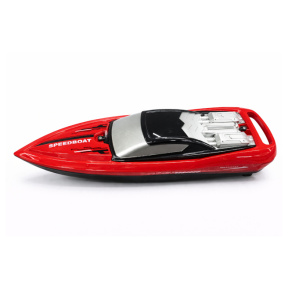 Barcă cu telecomandă 2,4G de mare viteză, roșie