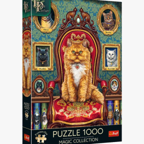 Пазл Trefl  - " 1000 Premium Plus" Magic Сollection: Mad about сats, 1000 элементов