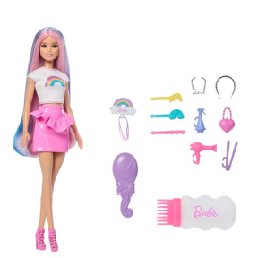 Set de joacă Barbie Păr curcubeu