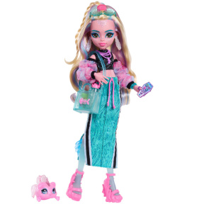 Păpușă Monster High Lagoona cu animăluț și accesorii
