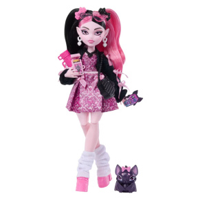 Păpușă Monster High Draculaura cu animăluț și accesorii