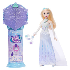 Set de joacă Frozen Jewel Reveal Elsa cu cutie de bijuterii